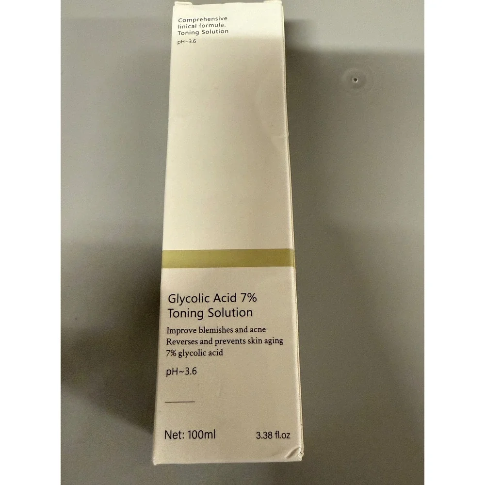 Glycolic Acid‎ 7% Toning Solution Blemishes Acne Skin Aging 100ml